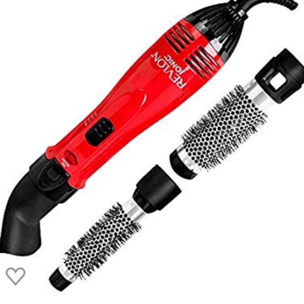 Revlon 2-in1 hair dryer in box, with attachments